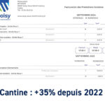 Augmentation de 35% des prix de la cantine depuis 2022